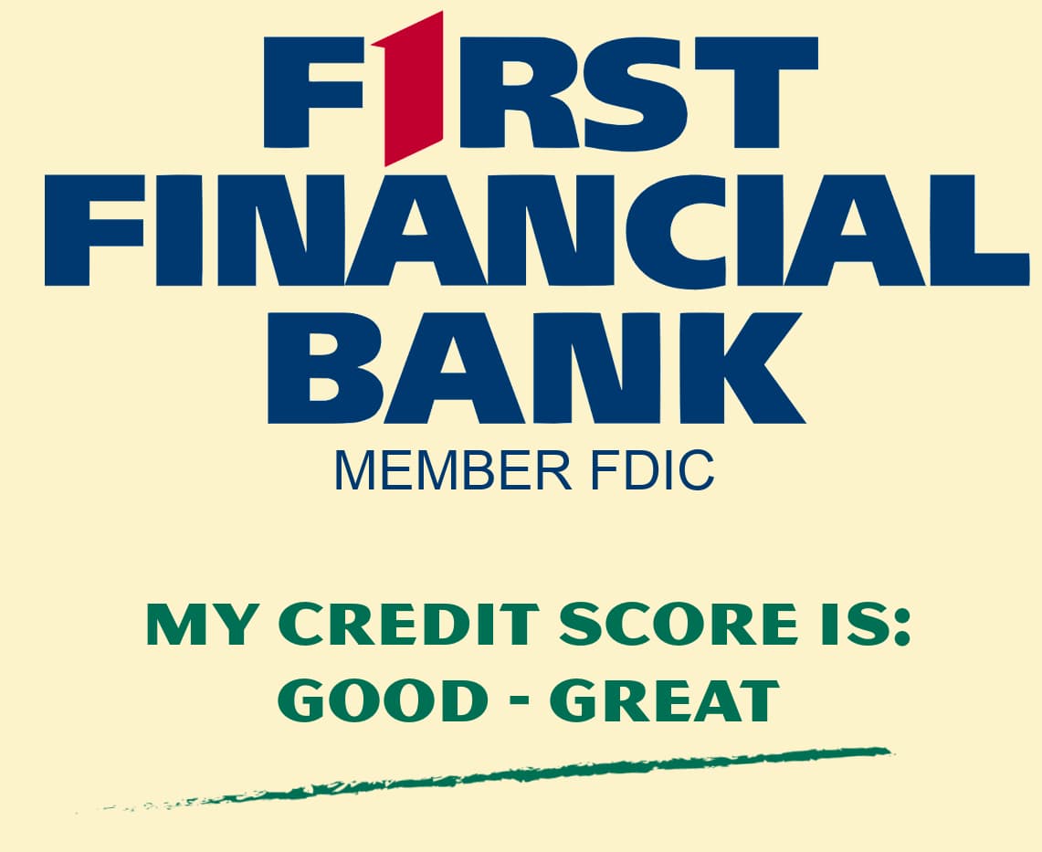 First Financial Bank Logo member FDIC